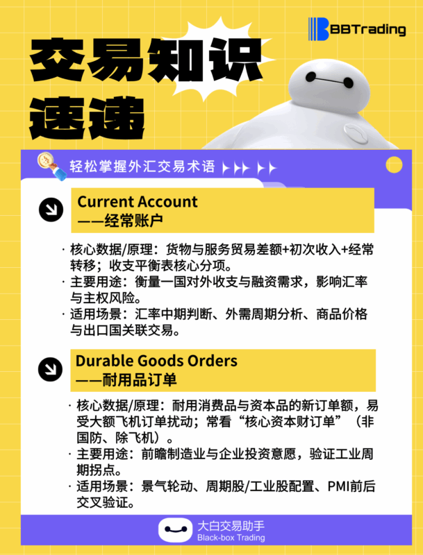 大白外汇英语交易术语——每日学习（25.09.23）-BBTrading
