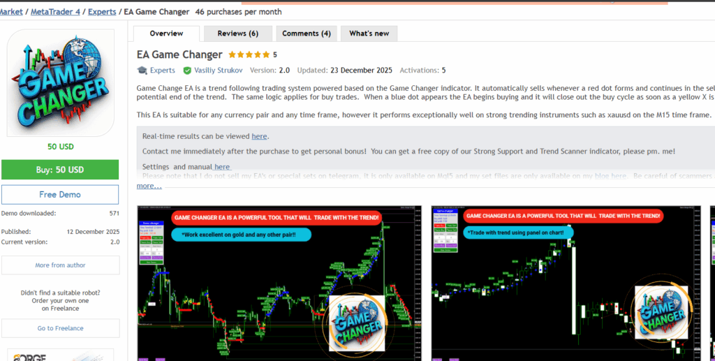 MT4 EA：迈达克同款EA Game Changer动态网格，第6层自动弹性加仓-资源合集论坛-Meta Trade 4-BBTrading