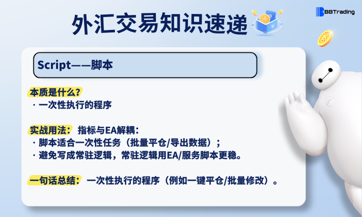 本周大白外汇英语交易术语学习汇总 W39量化交易程序 - 交易机器人 | 助力投资交易更好成功BBTrading